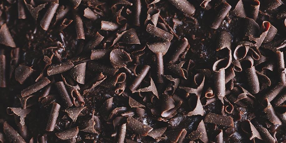 virutas de buen chocolate